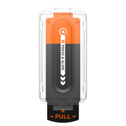 Spigen GlastR EZ FIT Pro Screen Protector for Samsung Galaxy S25 Edge S937, Tempered Glass, Full Glue