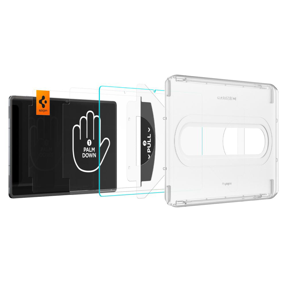 Screen Protector Spigen GlastR EZ FIT Pro for Samsung Galaxy Tab S11 Ultra, Tempered Glass, Full Glue