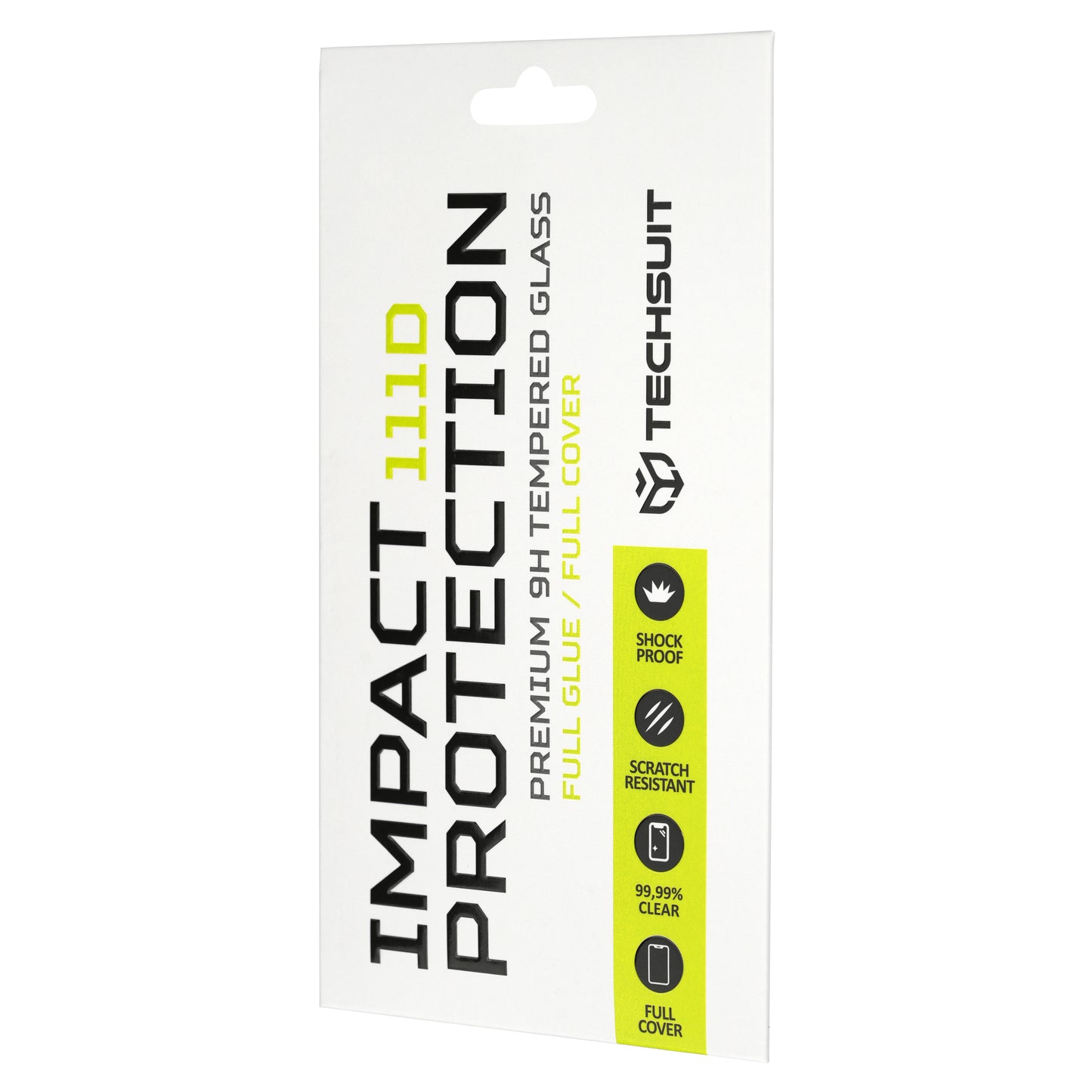 Techsuit Screen Protector Film for Apple iPhone Ultra, Tempered Glass, Full Glue, 111D, Black