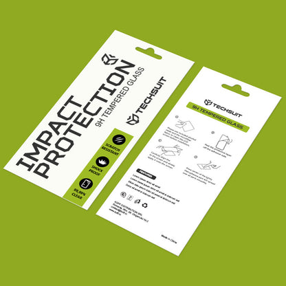 Techsuit Screen Protector for OnePlus 15R, Tempered Glass, Full Glue, 111D, Black