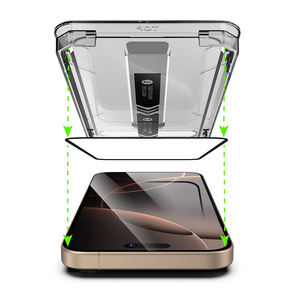 Privacy Screen Protector Techsuit TitanGlass for Apple iPhone 11 Pro Max / XS Max, Tempered Glass, Full Glue, Set of 2 pieces