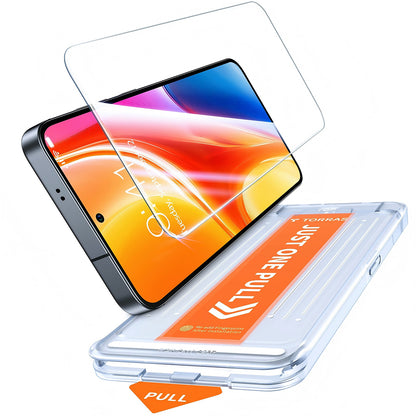 Torras GlassGo Install Master Screen Protector for Samsung Galaxy S26 S942, Tempered Glass, Full Glue, Transparent
