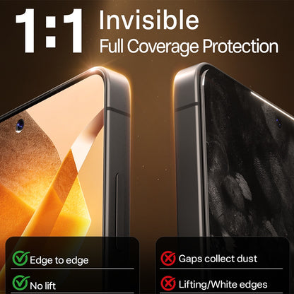 Torras GlassGo Install Master Screen Protector for Samsung Galaxy S26 S942, Tempered Glass, Full Glue, Transparent