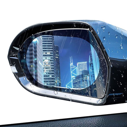 Techsuit Anti-Rain Mirror Film, 135mm x 95mm, Plastic, Set of 2 pieces