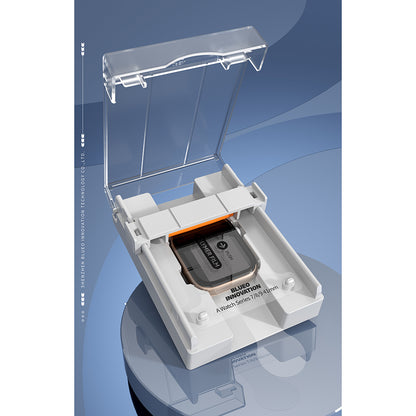 Blueo High Molecule Protective Film for Apple Watch 8 / 7 41mm Series, Tempered Glass, Black