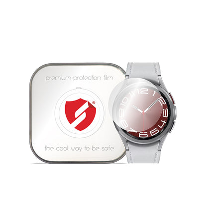 Smart Protection Premium Classic Protective Film for Samsung Galaxy Watch6 Classic 47mm, Set of 4 pieces, Plastic