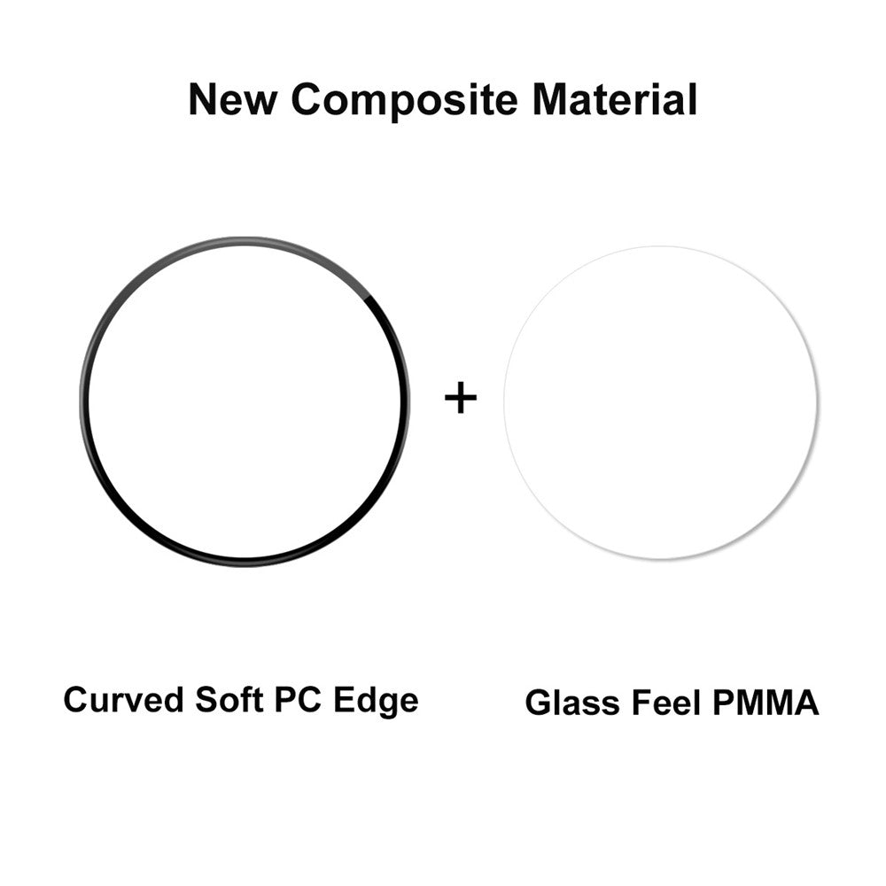 Techsuit Nano Flex Protection Film for Huawei Watch Fit 4 Pro, Set of 2 Pieces, Plastic, Black