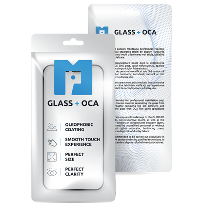 Screen Glass + OCA MP compatible with Samsung Galaxy S10 G973, Black