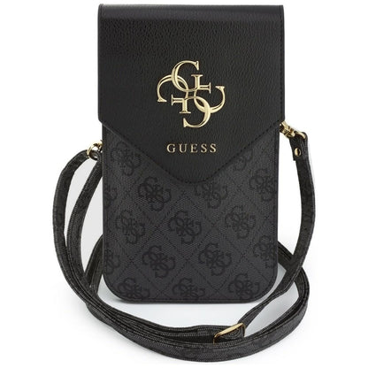 Universal Phone Bag, Guess, 4G Grained Classic Logo, Black