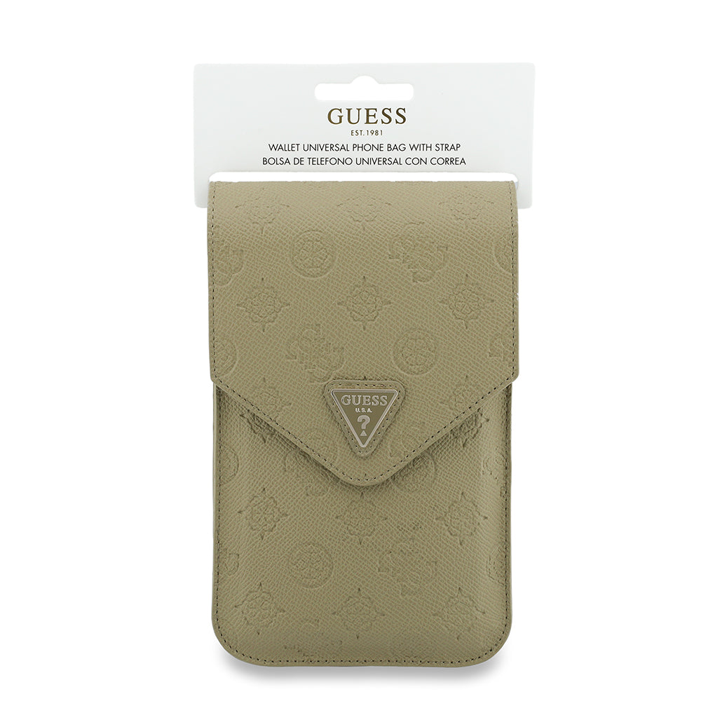Universal Phone Bag, Guess, Grained Peony, Beige