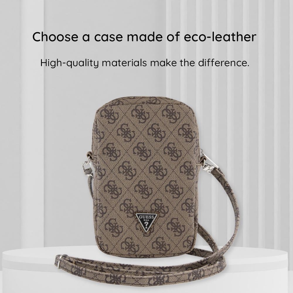 Universal Phone Bag, Guess, Triangle 4G, Black