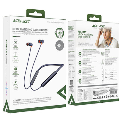 Acefast N2 Bluetooth Handsfree, A2DP, Black