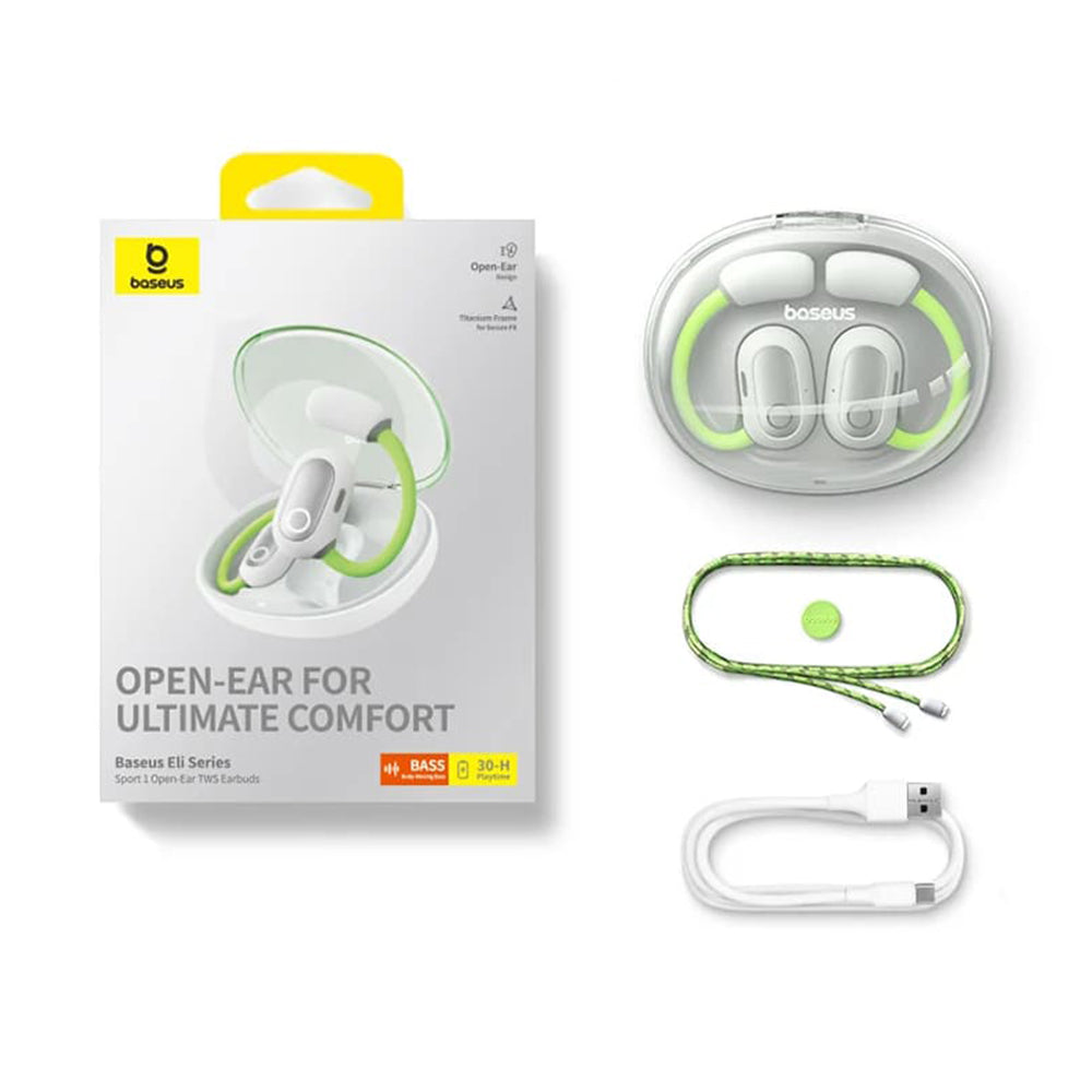 Handsfree Bluetooth Baseus PM20A, TWS, Green A00064400641-00