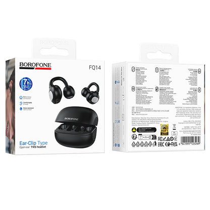 Handsfree Bluetooth Borofone FQ14 Joy, TWS, Black