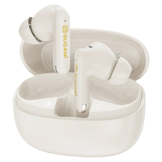 Bluetooth Handsfree Bugani Freebuds B20, TWS, ANC, Light Cream