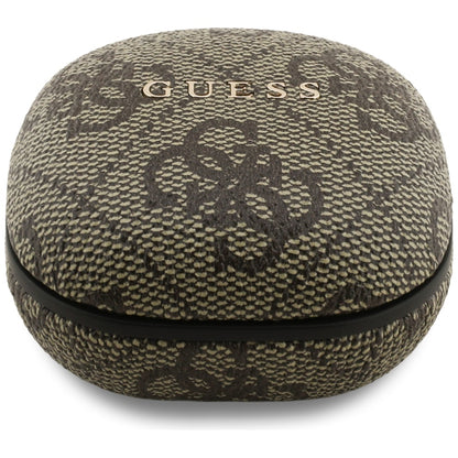 Handsfree Bluetooth Guess 4G Classic Metal Logo, TWS, Brown