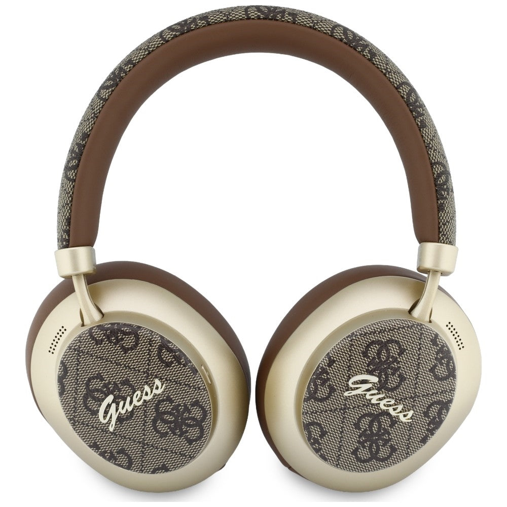 Handsfree Bluetooth Guess 4G Gold Script Metal, A2DP, Brown
