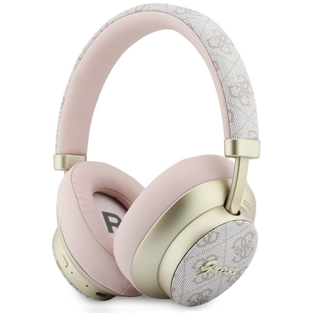 Handsfree Bluetooth Guess 4G Gold Script Metal, A2DP, Pink