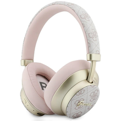 Handsfree Bluetooth Guess 4G Gold Script Metal, A2DP, Pink