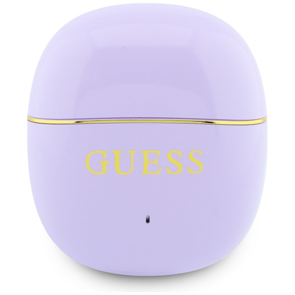 Handsfree Bluetooth Guess Glossy Gold Line Classic, TWS, Purple