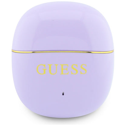Handsfree Bluetooth Guess Glossy Gold Line Classic, TWS, Purple