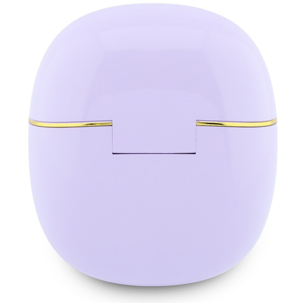 Handsfree Bluetooth Guess Glossy Gold Line Classic, TWS, Purple