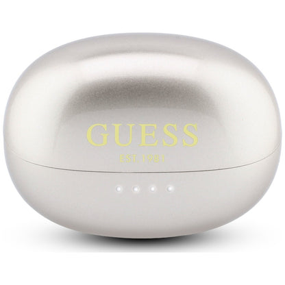 Handsfree Bluetooth Guess Metallic Finish Electroplated Parts Classic, TWS, Gold