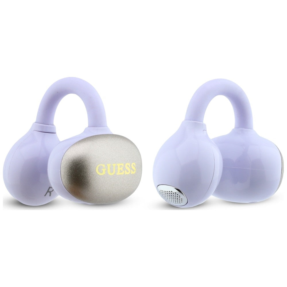 Handsfree Bluetooth Guess Metallic Finish Electroplated Parts Classic, TWS, Purple