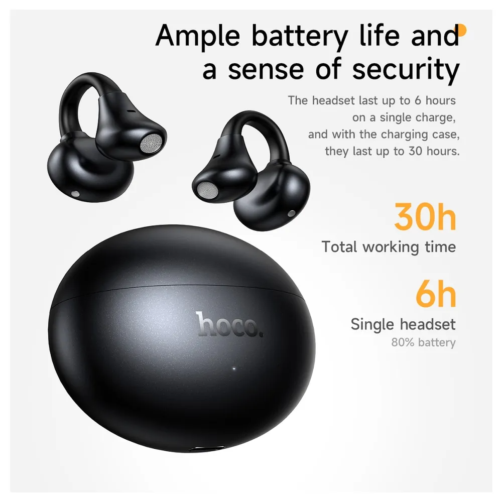 HOCO EA8 Bluetooth Handsfree, TWS, Black