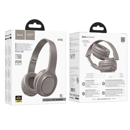 Handsfree Bluetooth HOCO W46, A2DP, Brown