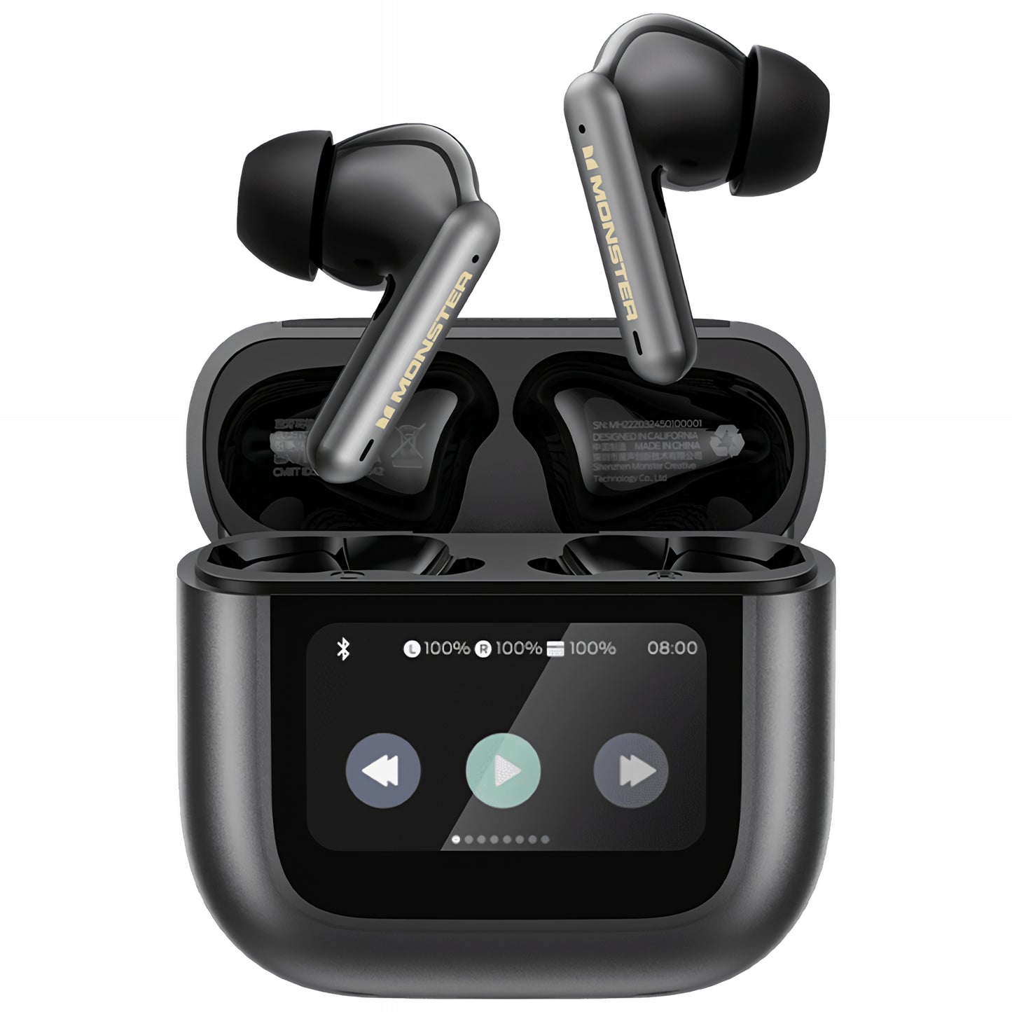 Handsfree Bluetooth Monster TH300, TWS, Black