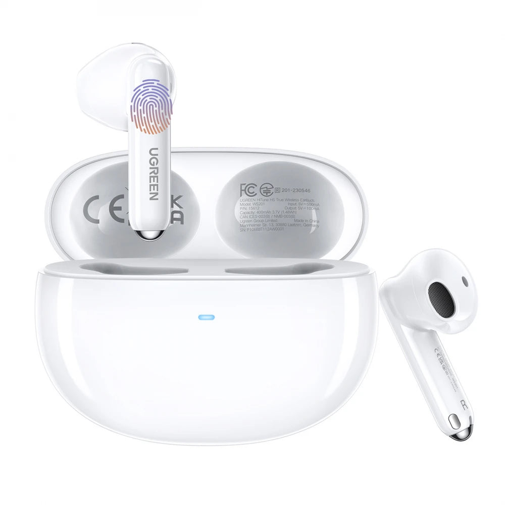UGREEN HiTune H5 WS201 Bluetooth Handsfree, TWS, White