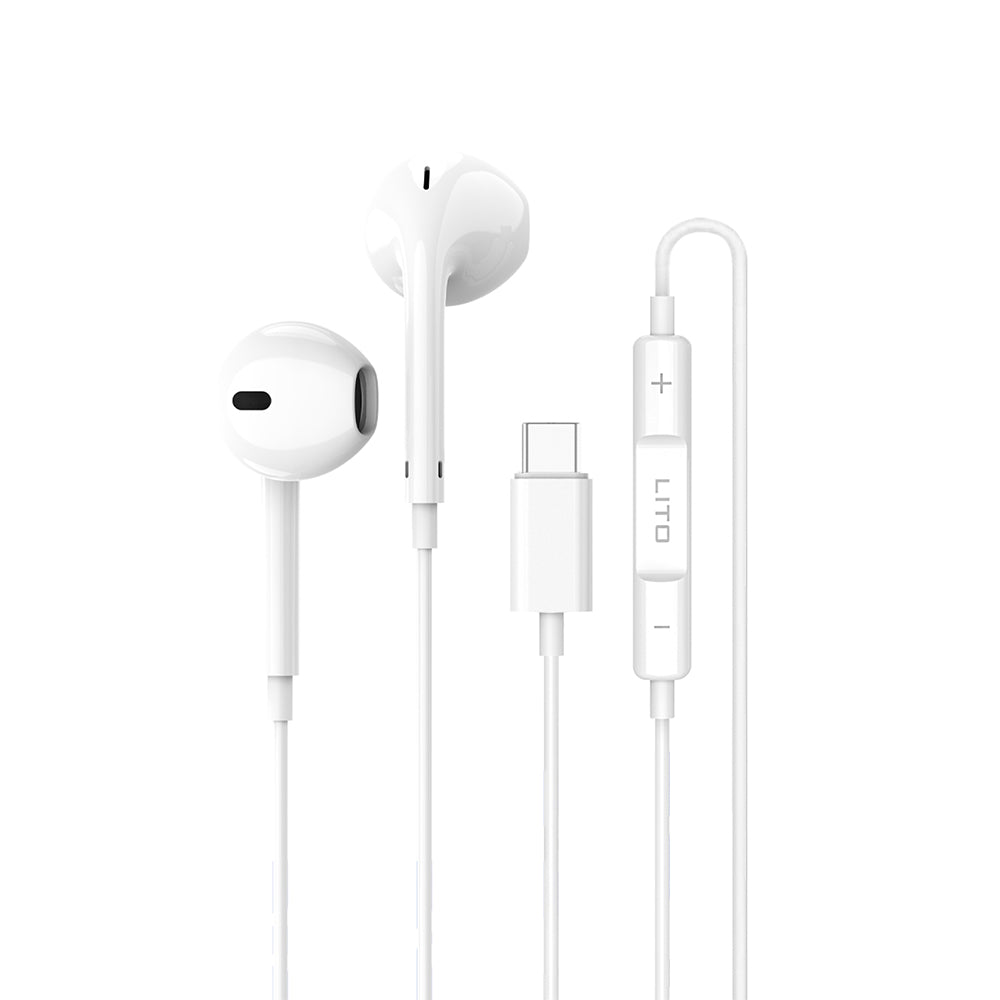 Handsfree USB-C Lito LF01T, White