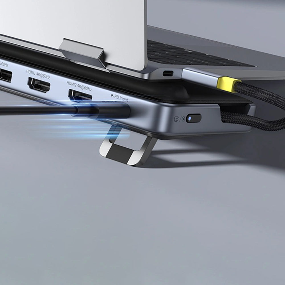 Baseus EliteJoy EH3 USB-C Hub, 12in1, Gray B0114200