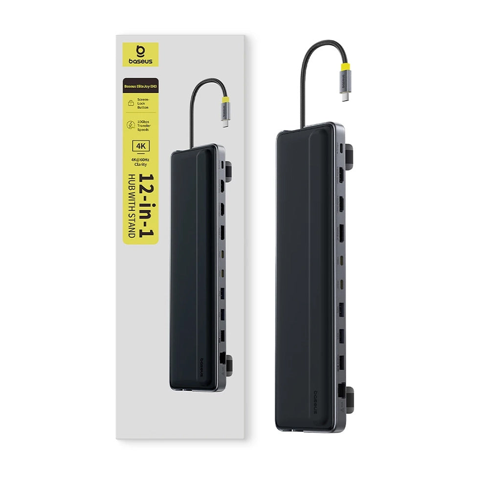 Baseus EliteJoy EH3 USB-C Hub, 12in1, Gray B0114200