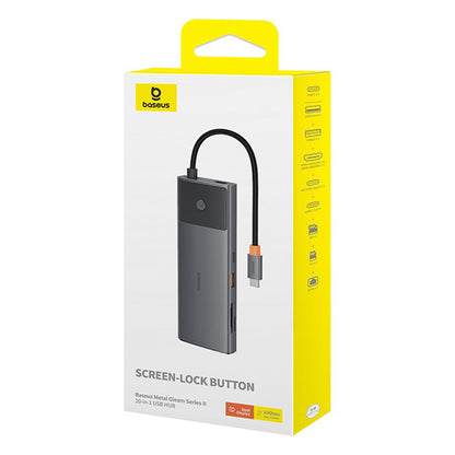 Baseus Gleam II USB-C Hub, 10in1, Black B00061800123-00