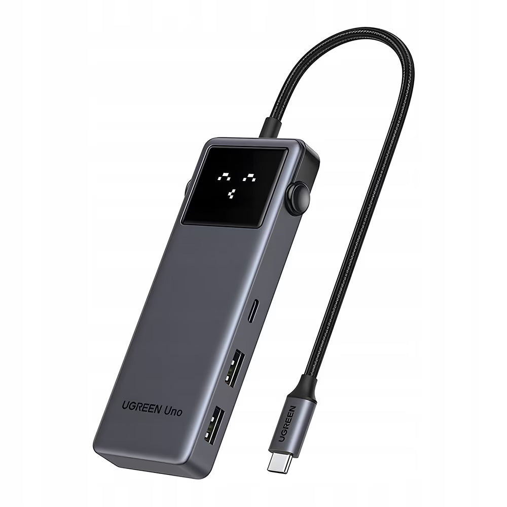 UGREEN Uno USB-C Hub (75179), 2 x USB-A - 2 x USB-C - 1 x HDMI - 1 x SD - 1 x microSD, Gray