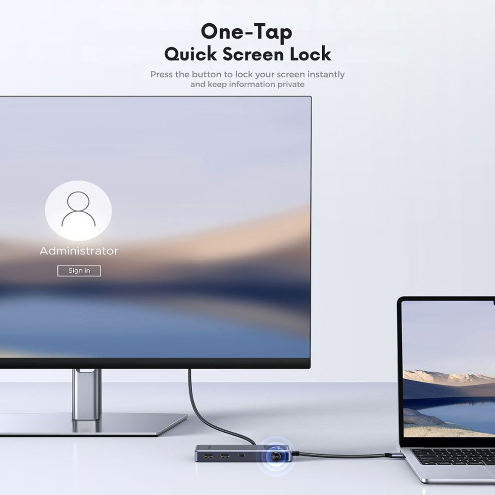 UGREEN Uno USB-C Hub (75179), 2 x USB-A - 2 x USB-C - 1 x HDMI - 1 x SD - 1 x microSD, Gray