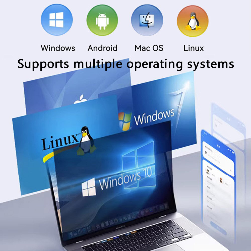 Yesido HB23 USB-C Hub, 5in1, Grey