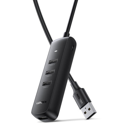 USB Hub UGREEN CM416, 4 x USB-A 3.0, 0.25m, Black