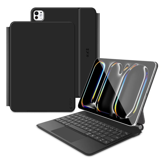Keyboard Case for Apple iPad Pro 11 (2025) / (2024), Tech-Protect, SmartCase Magnetic, Black