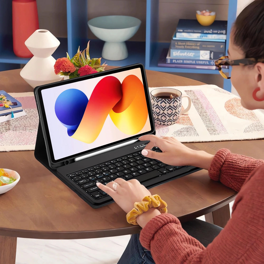 Keyboard Case for Xiaomi Poco Pad M1 / Redmi Pad 2 Pro, Tech-Protect, SC PEN, Black