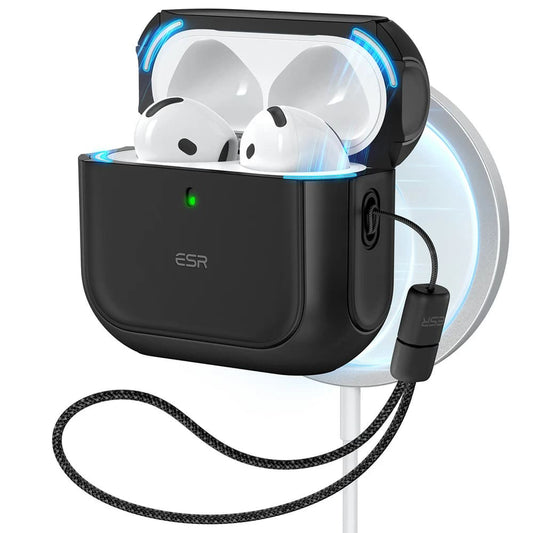ESR Orbit Hybrid Case for Apple AirPods 4, Black
