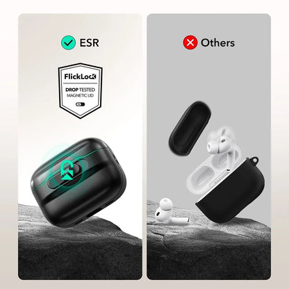 ESR Pulse Magnetic FlickLock Case for Apple AirPods Pro 3, White