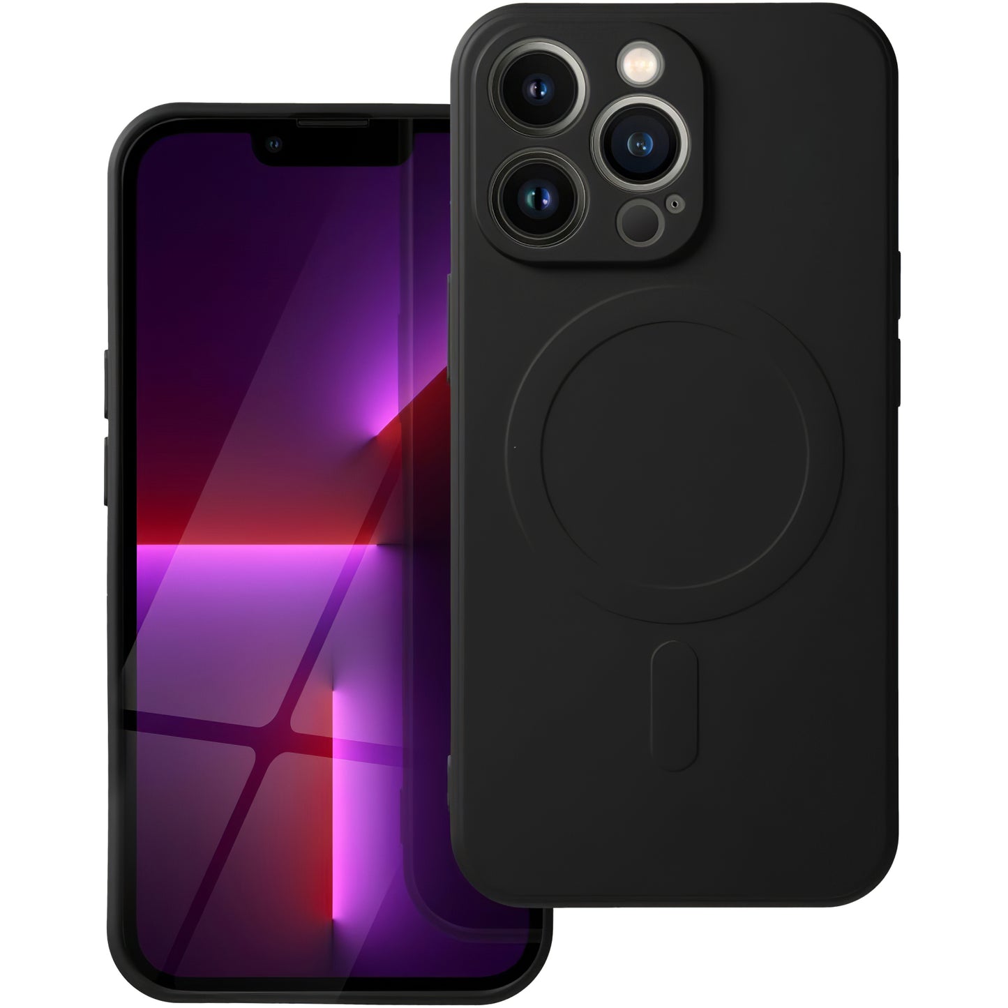 MagSafe Case for Apple iPhone 16 Pro Max, OEM, Silicone Mag, Black