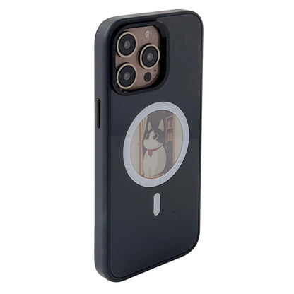 MagSafe Case for Apple iPhone 16 Pro, OEM, Round Screen Smart E-Ink, Black