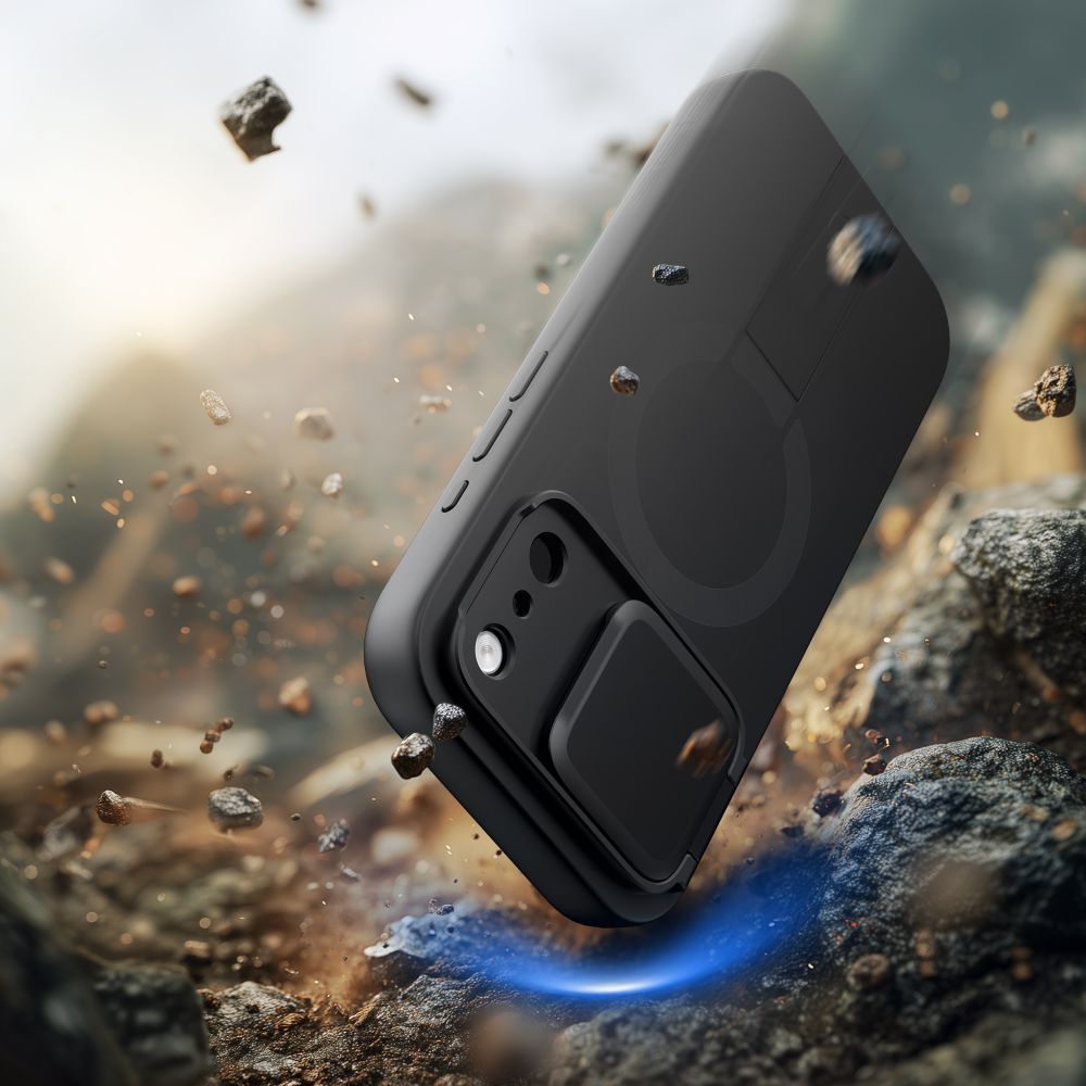 MagSafe Case for Apple iPhone 17 Pro, Tech-Protect, Kevlar Aura, Black