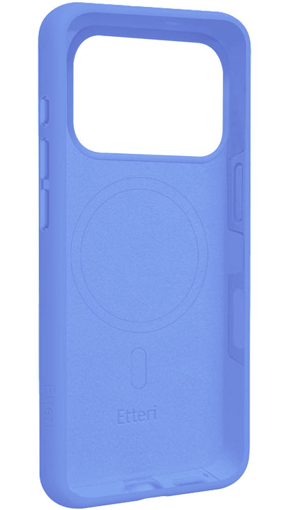 MagSafe Case for Apple iPhone 18 Pro Max / 17 Pro Max, Etteri, Silicone Mag, Blue