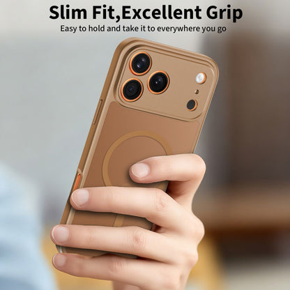 MagSafe Case for Apple iPhone 17 Pro Max, Tech-Protect, BasicMag, Matte Brown