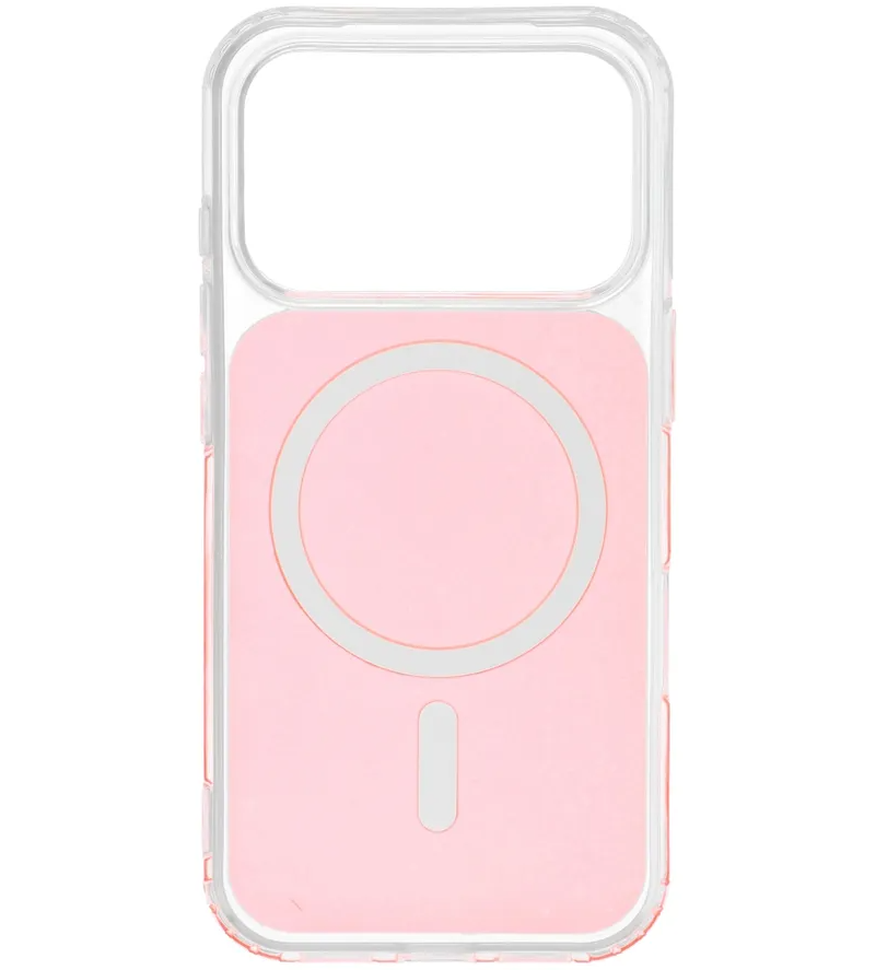 MagSafe Case for Apple iPhone 17e / 16e, OEM, Clear Fusion Mag Cover, Orange